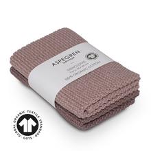 Abwaschtücher 2er Set "Solid" Mauve von Aspegren Denmark von Aspegren Denmark