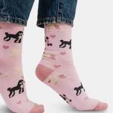 Organic Socken Pudel Blau oder Pink von Kabak