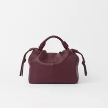 O MY BAG Kiki Mini Dark Cherry Soft Grain Ledertasche rot braun von O My Bag