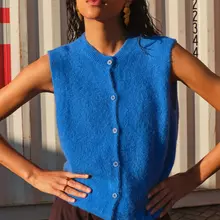 By-Bar Electric Blue Meya Spencer Pullunder Damen blau von by-bar