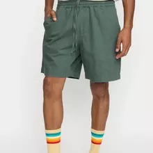 Revolution Dustgreen Linen Shorts Herren grün von Revolution