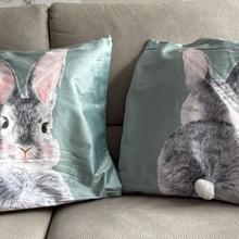 Kissenhülle "Häschen" von Frank Flechtwaren