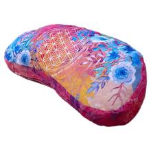 Meditationskissen Halbmond pink/bunt von Spirit of OM