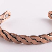 Magnet Armreif "Twist"Kupfer von Berk