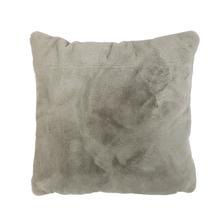 Kissen Fell Taupe Fake Fur 45x45 von Mars & More
