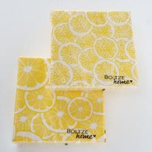 Servietten Lemon 2-tlg. 17x17cm von Boltze