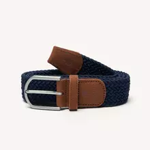 Faguo Woven Belt Navy Herren Flechtgürtel blau von Faguo