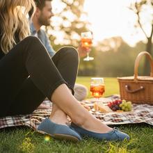 BALLERINAS  BLAU  BLAUGRAU (GRIGIO-BLU) von Batelli